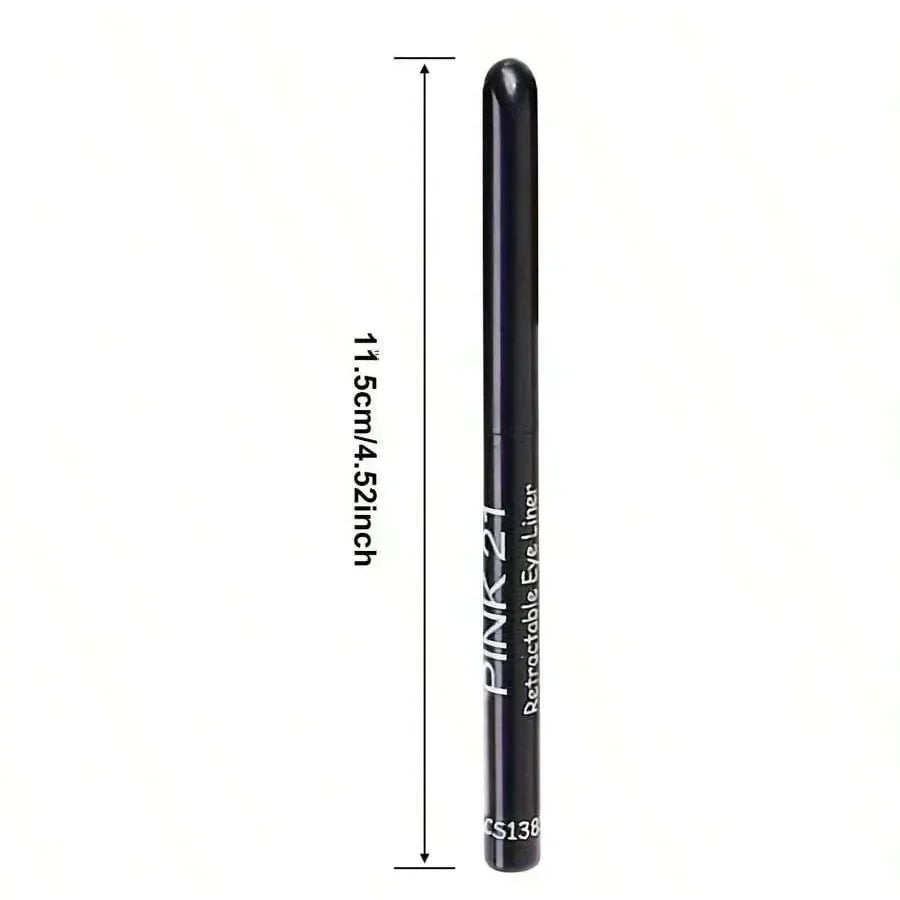 3pcs Waterproof Black Eyeliner Pencils Makeup
