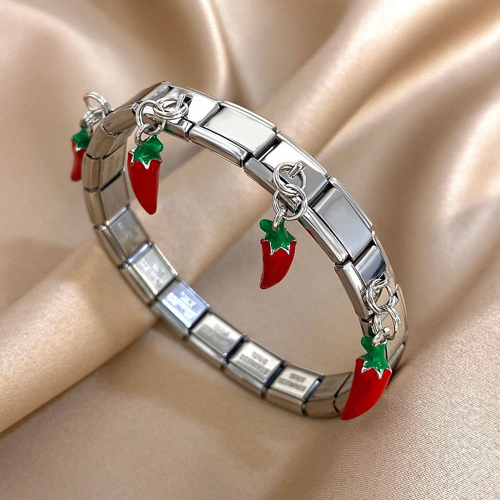 DANA Geometric Square Stainless Steel Bracelets