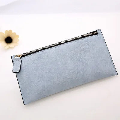 Wallet Long Money Coin Purse Leather Thin Card Holder Wallets