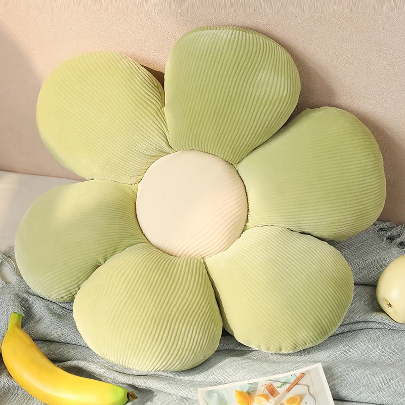 35/45cm Stuffed Six Petal Flower Cushion Seat Pillow