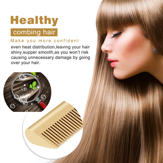 Electric Hot Heating Comb Hair Straightener Curler