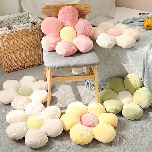 35/45cm Stuffed Six Petal Flower Cushion Seat Pillow