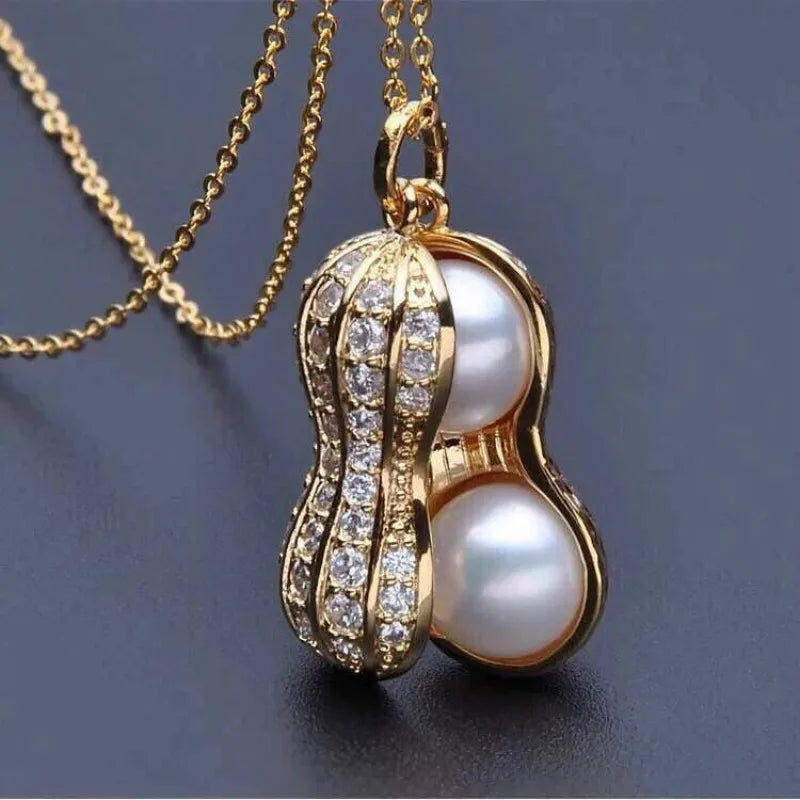 Moana Kolye Collares Natural Freshwater Pearl Necklace