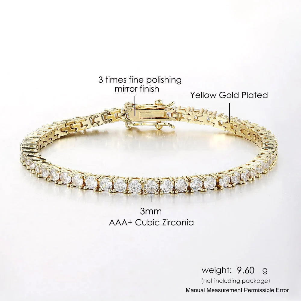 DANA Crystal Punk Hiphop Zirconia Bracelet
