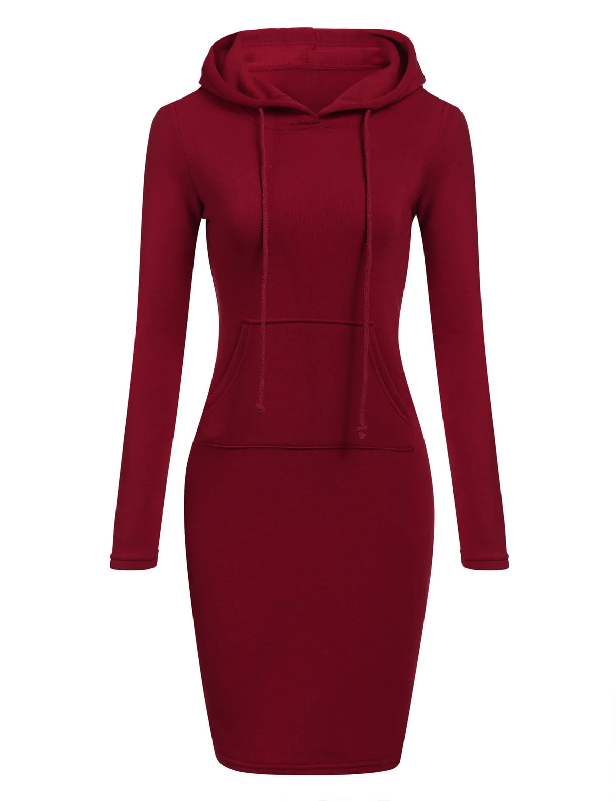 Hooded Sweatshirts Slim Long Sleeve Dress