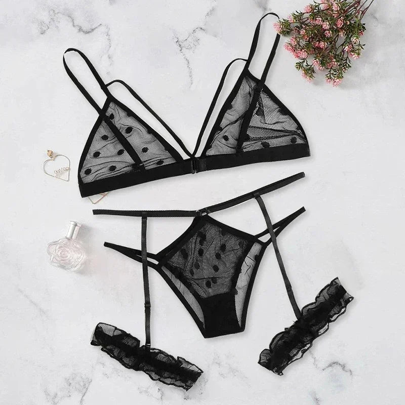 Sexy Out Bra Underwear Sexy Lingerie Set T