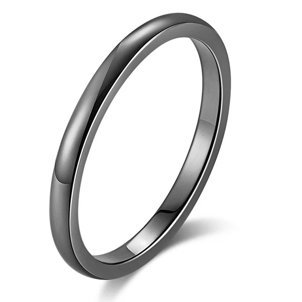 Beads Water Ripple Beaded Stainless Steel Mini Rings