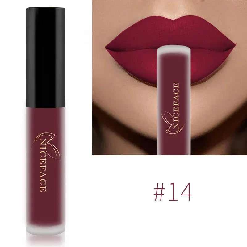 Matte Liquid Lipstick Waterproof Long Lasting Lip Gloss