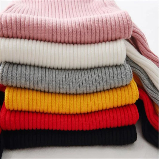 Winter Turtleneck Knitted Autumn Pullover Kids Knitwear Sweaters