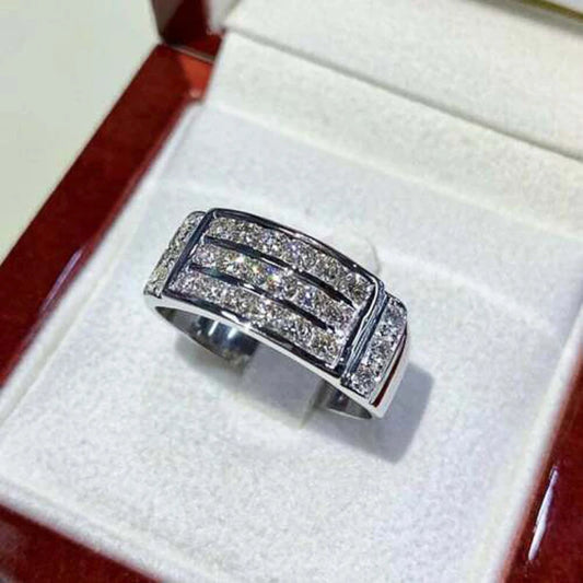 Elegant Bridal Shiny CZ Stone Rings