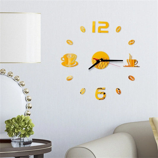 Digital Wall Sticker Quartz Needle Clock