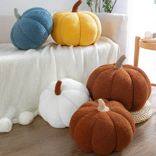 Soft Cute Pumpkin Shaped Pillow Nordic Style