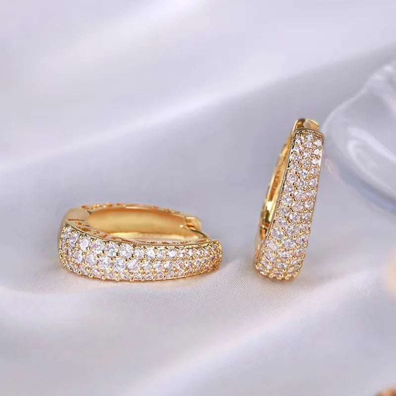 Dana Gold Color Hoop Earrings