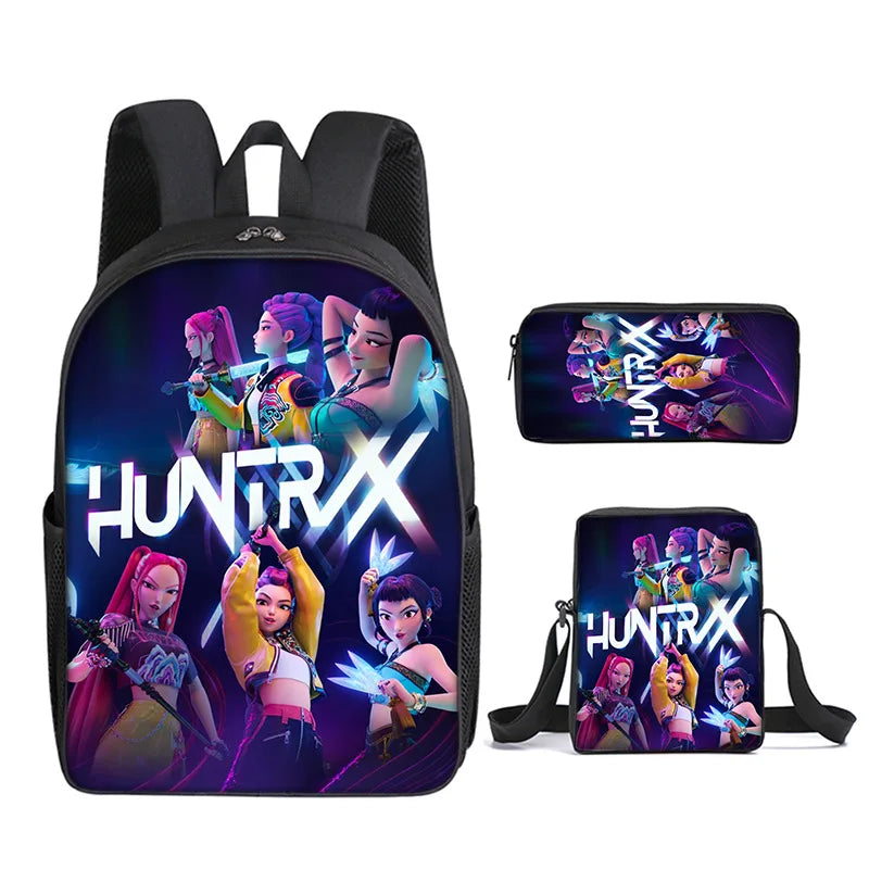 KPop Demon Hunters School Bags for Child Backpack