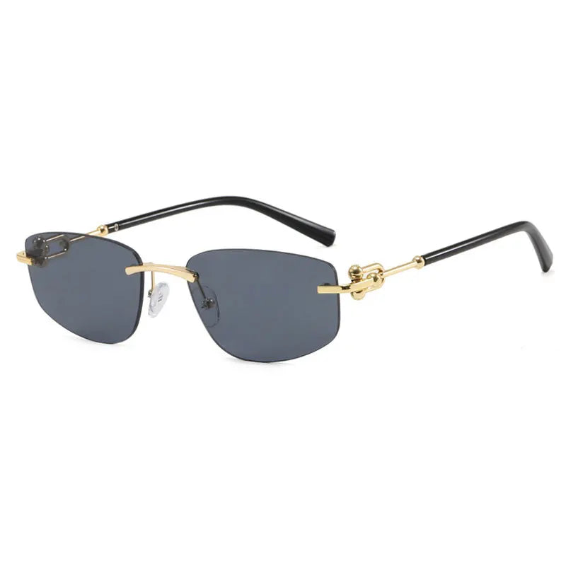 Sunglasses INS Popular Frameless Irregular Polygon Sunglasses