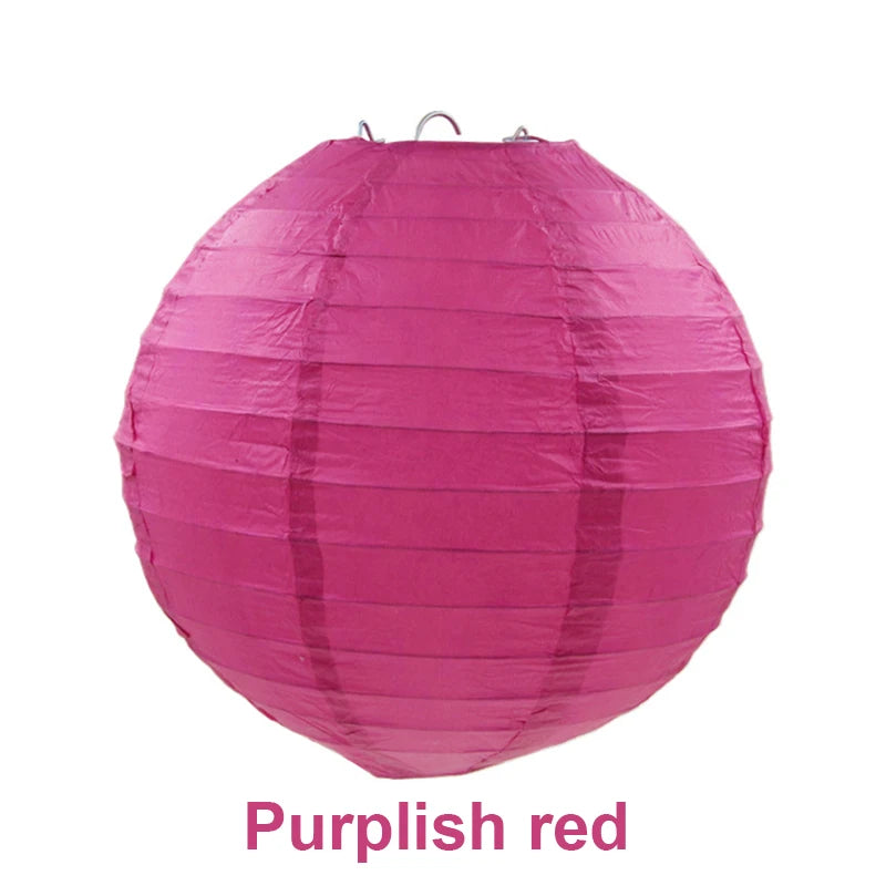 10/15/20/25/30cm Round Chinese Paper Lanterns Birthday Wedding Decor Gift