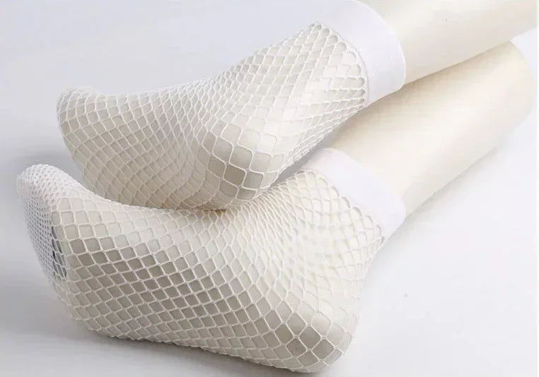 Sexy Black Hollow Out Breathable Mesh Fishnet Socks