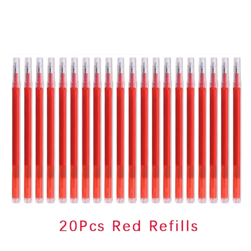 Pilot Erasable Gel Pen Magic Blue Black Red Ink 0.5mm Erasable Refill