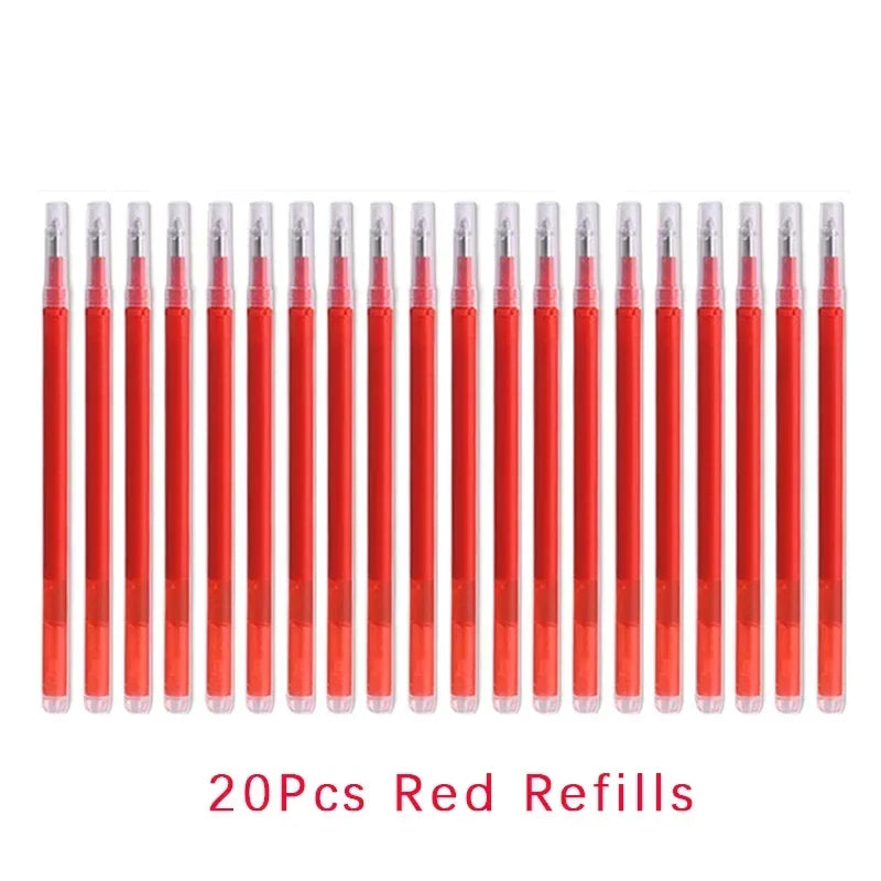 Pilot Erasable Gel Pen Magic Blue Black Red Ink 0.5mm Erasable Refill