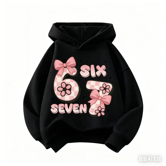 Autumn SIX SEVEN Funny Level 67 Chaos Hooded