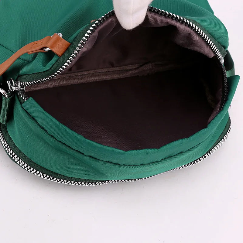 Nylon Shoulder Waterproof Shell Crossbody Bag