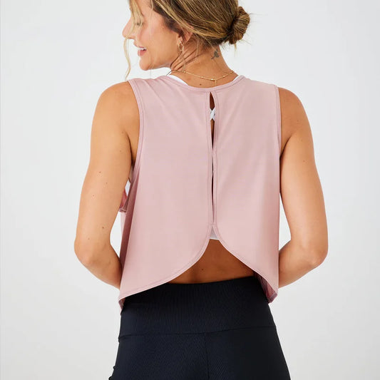 Racerback Yoga Workout Gym Sleeveless Shirts