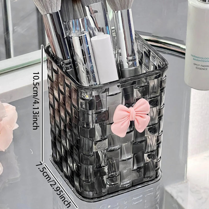 Clear Acrylic Makeup Brushes Storage Box