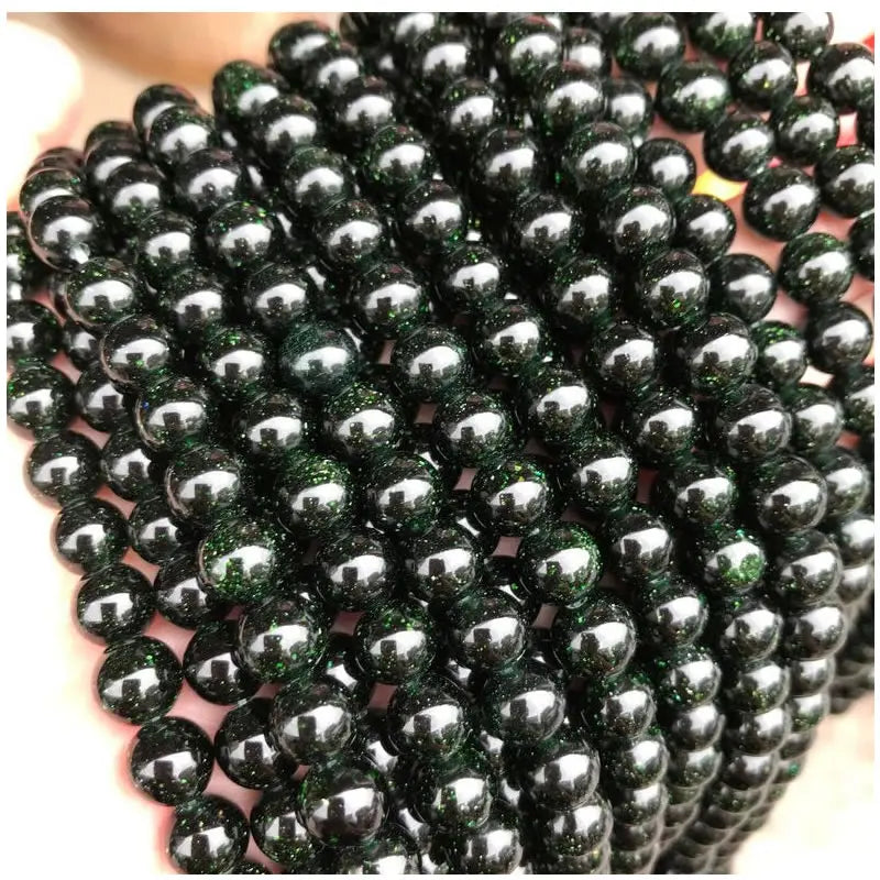 Natural Golden Sandstone & Blue Sandstone Bracelet