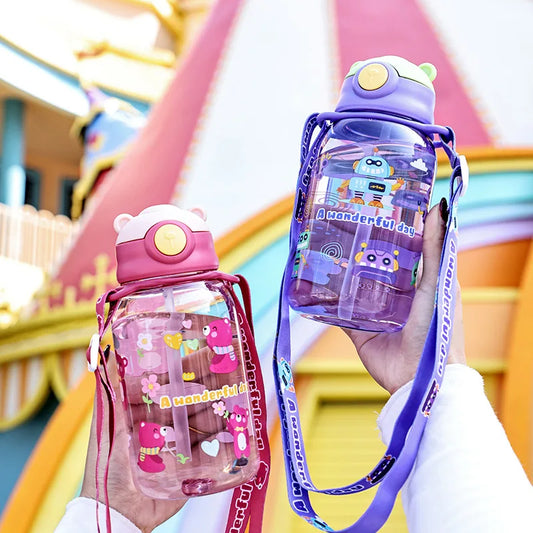 1PC Kids Water Sippy Cup Kids Water Bottle