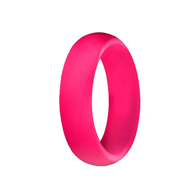 Silicone Hypoallergenic Crossfit Flexible Rubber Finger Rings