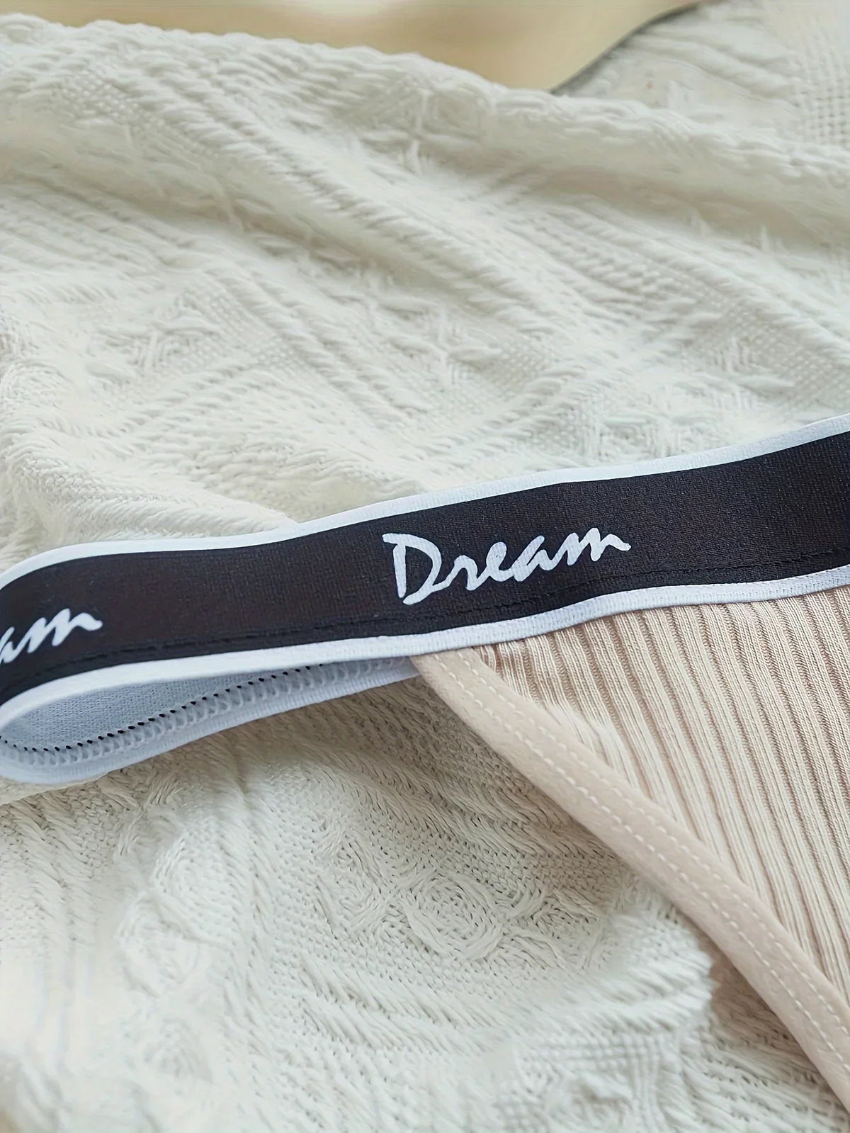 5-piece mixed color simple English belt thong pure cotton inner lining G-String