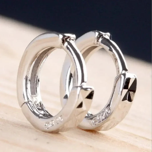 925 Sterling Silver Hoop Earrings