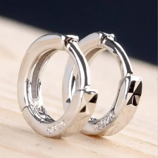 925 Sterling Silver Hoop Earrings