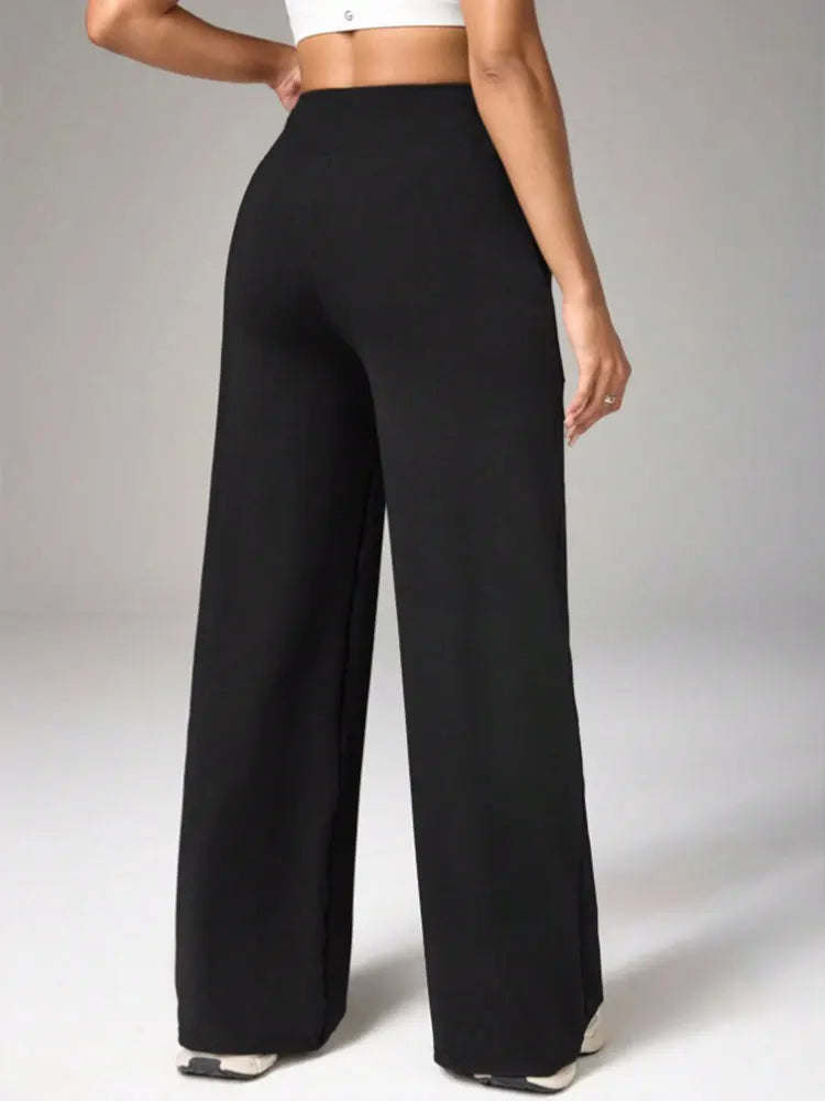 Sports Yoga Flare Straight Wide Leg Pant