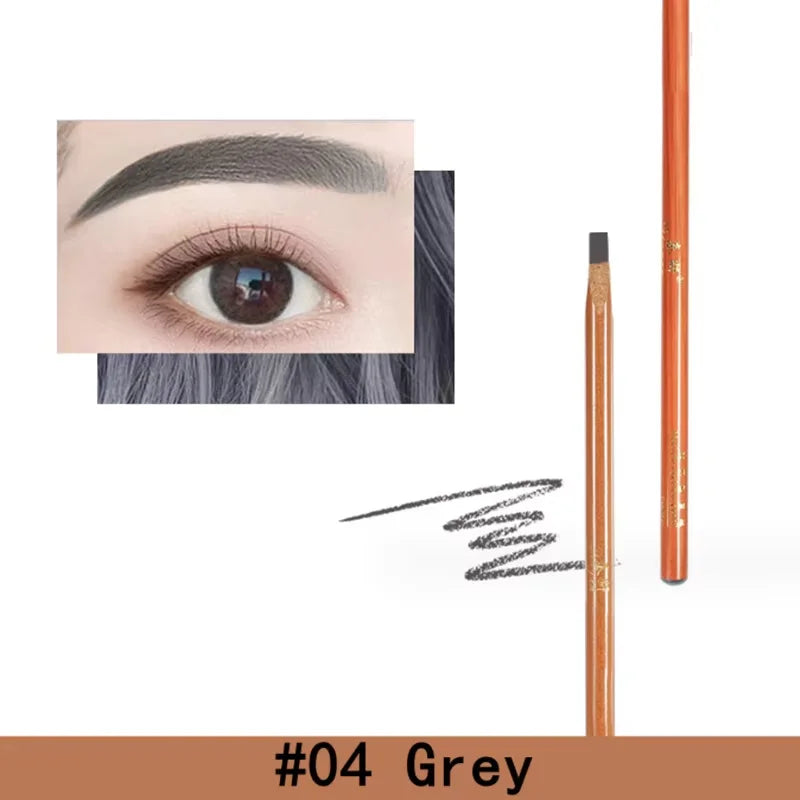 Eyebrow Pen Hard Microblading Brow Definer Enhancers Pencil Waterproof