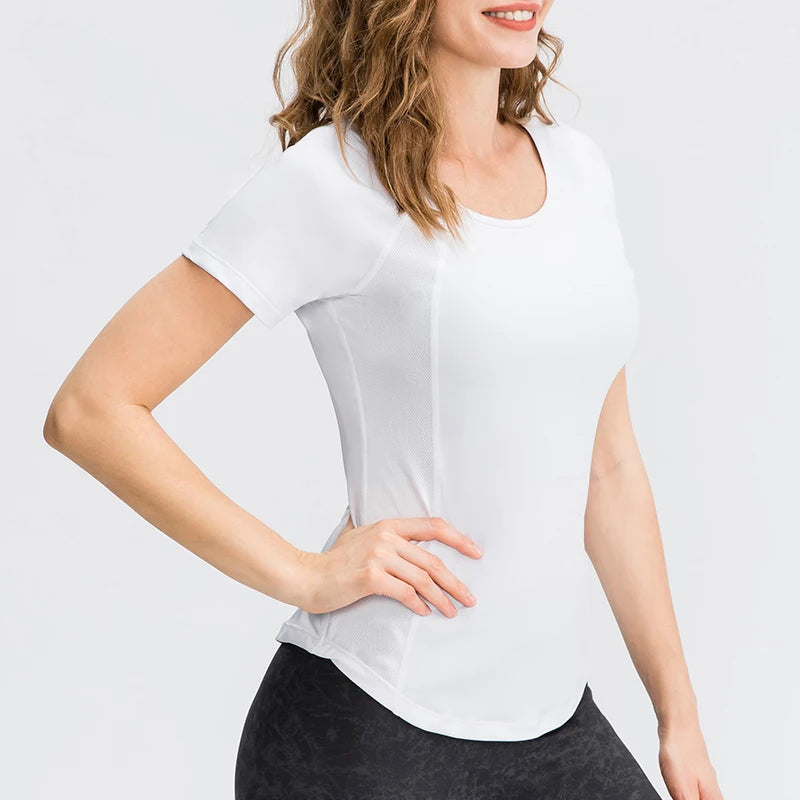 Breathable Sport Fitness Workout Yoga T-Shirt
