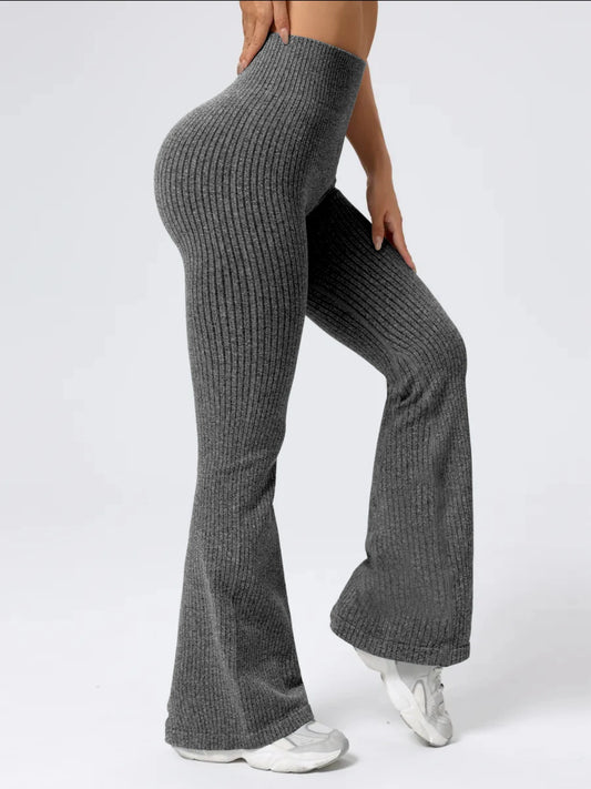 Bell Bottom Sporty Tight Fit Pants