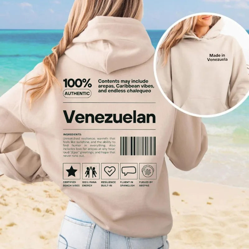 Venezuelan Hoodie Veneka Pullover Christmas Sweater