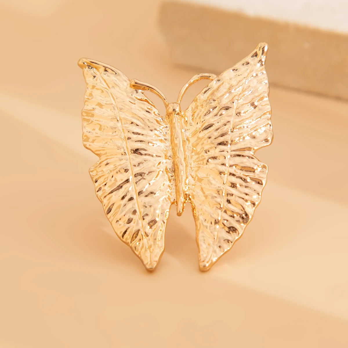 DANA Metal Butterfly Flowers Ring