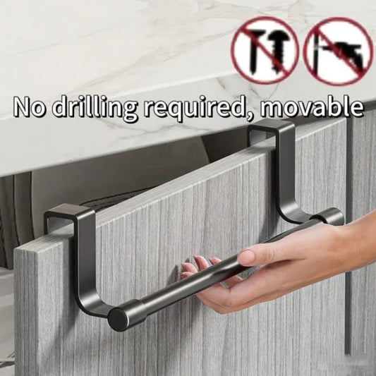 No Drill Hanging Towel Rack for Kitchen