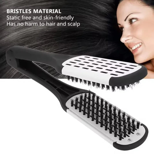 Pro Hairdressing Straightener Hairbrush