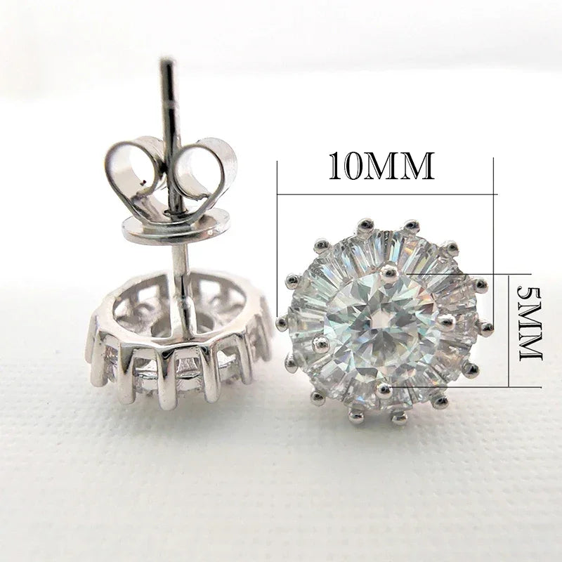 Pendientes DANA Luomansi de 0,5 quilates y 5 mm