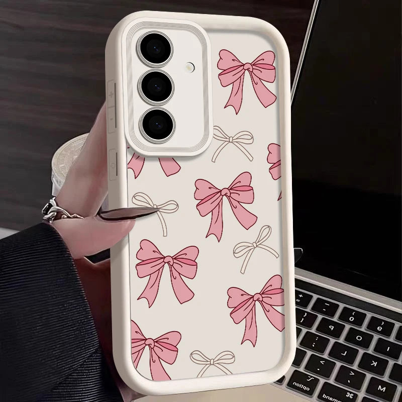 Bow Tie Silicone Case For Samsung Galaxy Cover