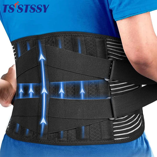 Double Pull Back Lumbar Support Belt