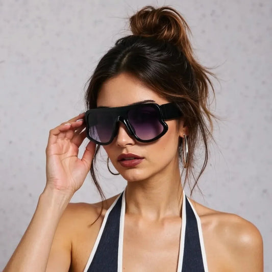 Rectangle Vintage Small Frame Sun Glasses