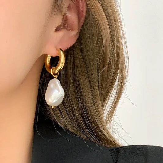DANA Vintage Circle Drop Earrings
