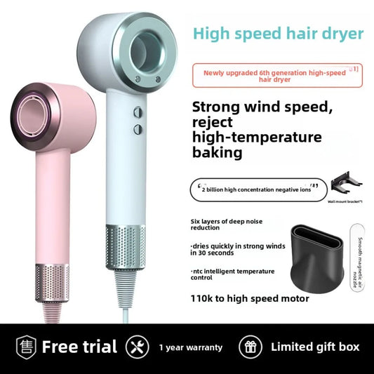 Anion 5 in 1 Professional Hair Dryer Bladeless Temperature Control Lightweight