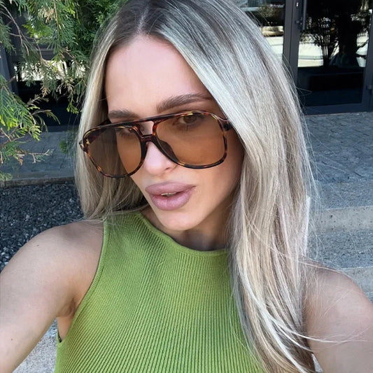 Protective Large Frame Square Sunglasses