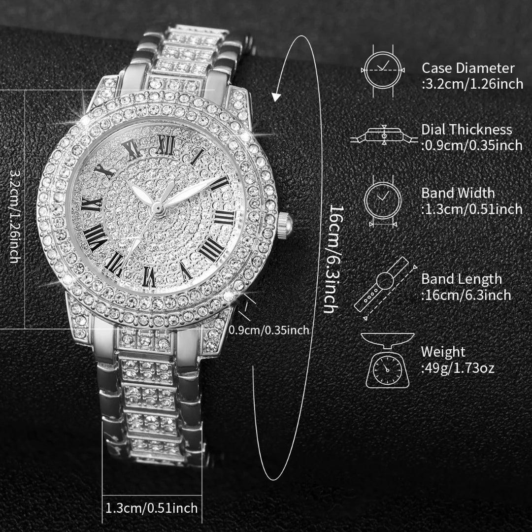 DANA Full Rhinestone Quartz Watch