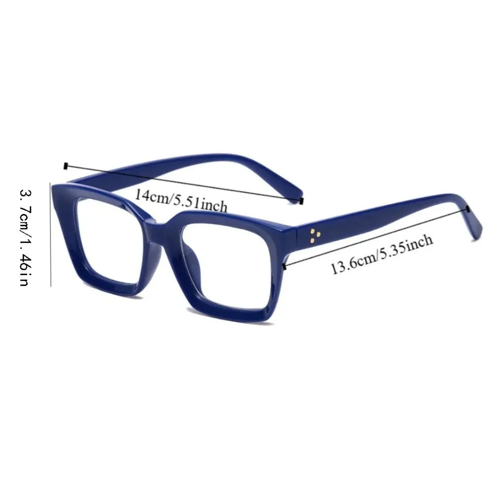 Transparent Anti Blue-ray Reading Glasses Retro Wood Stripes Presbyopia Eyeglasses
